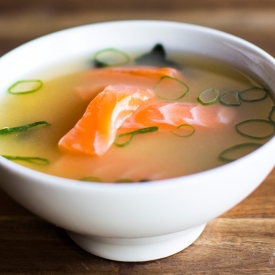 Miso Suppe Lachs